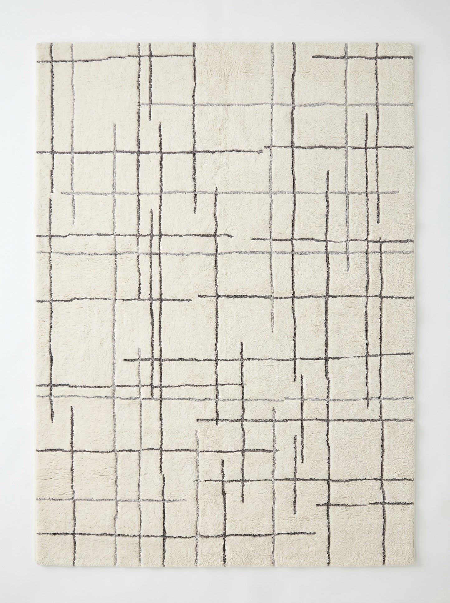 The "Urban Canvas" Grid Rug