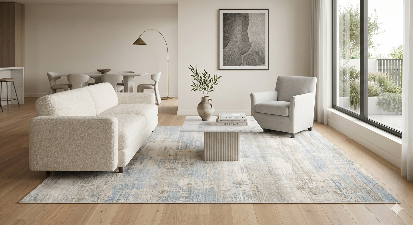The Zephyr ZPH-01 Hand-Loomed Rug